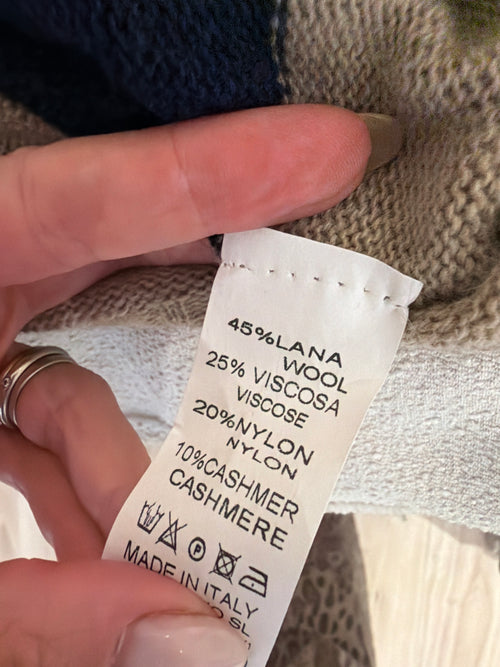 BLOCK - maglione a righe in cashmire