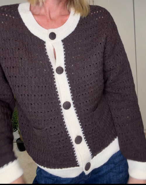 CHLOE - cardigan traforato