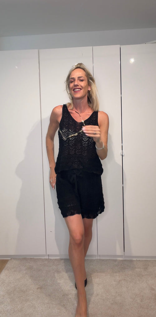 CROCHET - completo in maglia