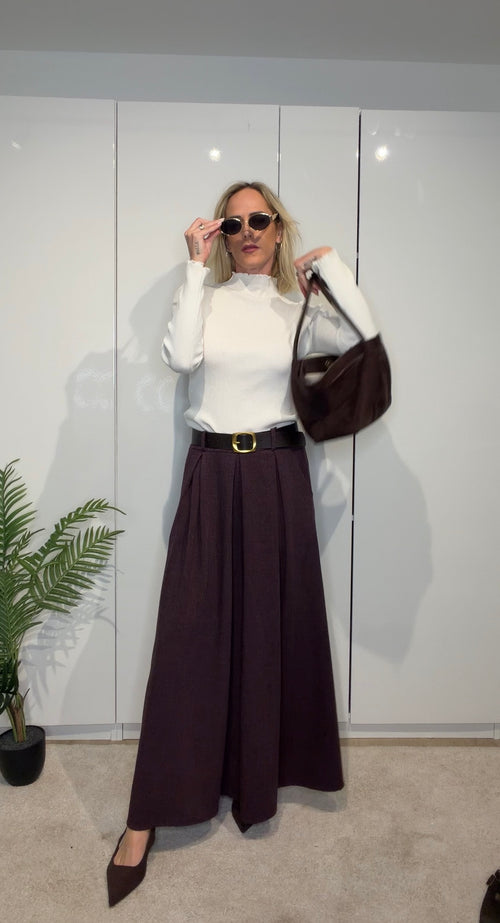 PANDORA - pantalone gonna con cintura