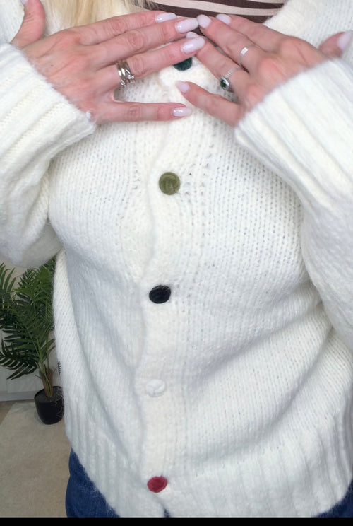 OLAF - cardigan con bottoni