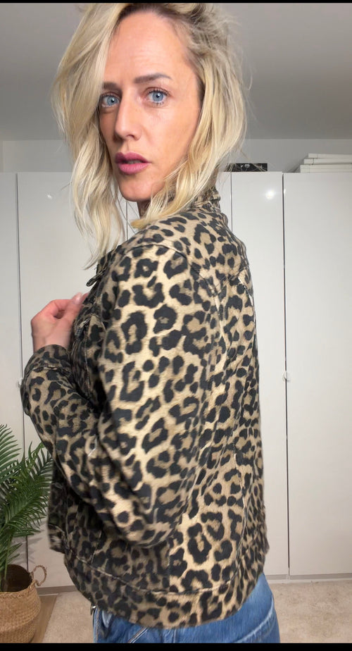Ghepard - giubbotto di jeans maculato