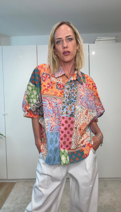 KALEMANA - camicia multicolore