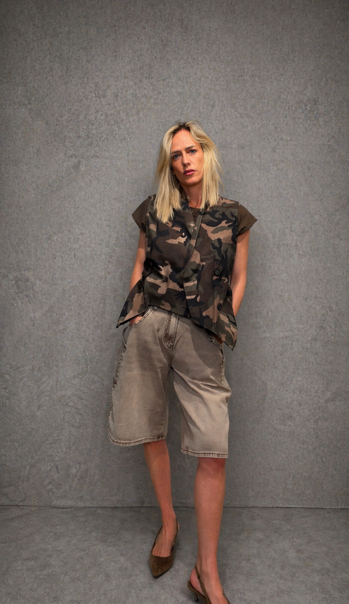 MILITARY - gilet mimetico