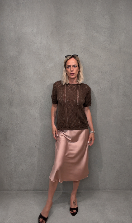 CENTRINO - t-shirt traforata