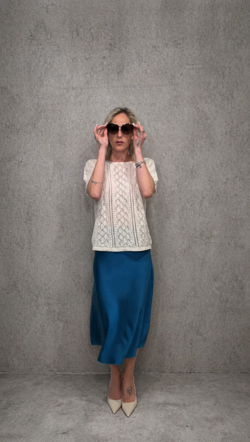 CENTRINO - t-shirt traforata