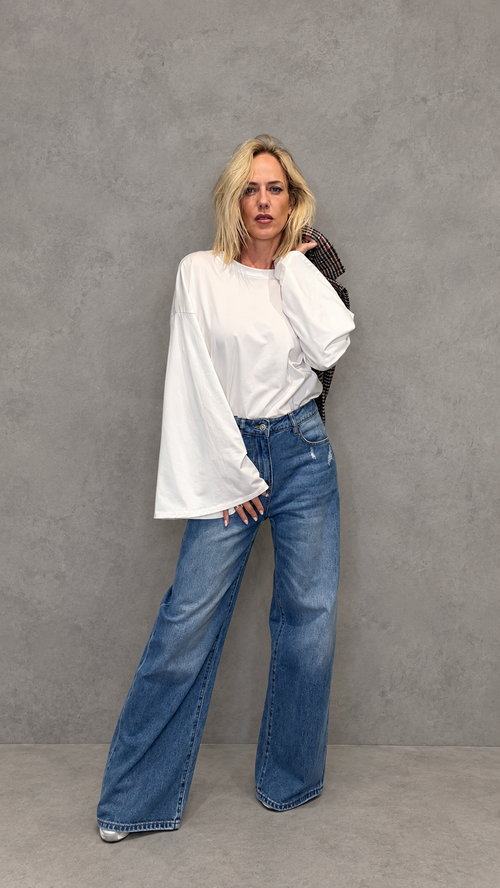 AQUILA - maglia oversize a maniche larghe
