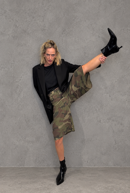 MILITARE - jeans al ginocchio camouflage