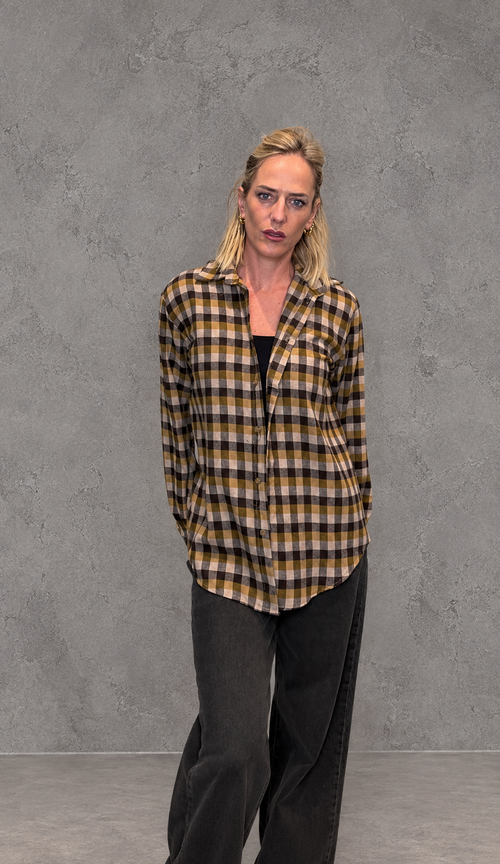 BOSCAIOLO - camicia in flanella a quadri