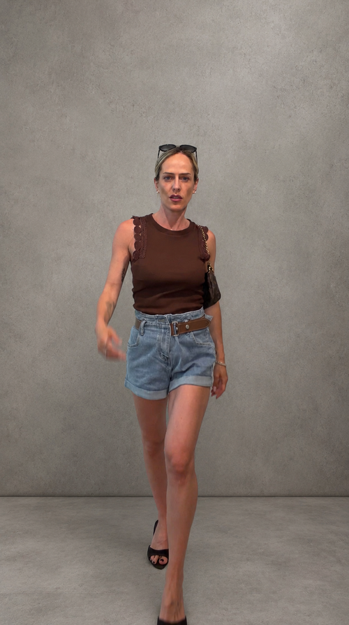 COWBOY - short in jeans