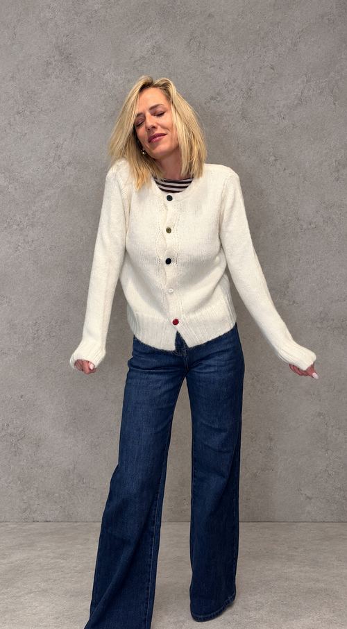 OLAF - cardigan con bottoni