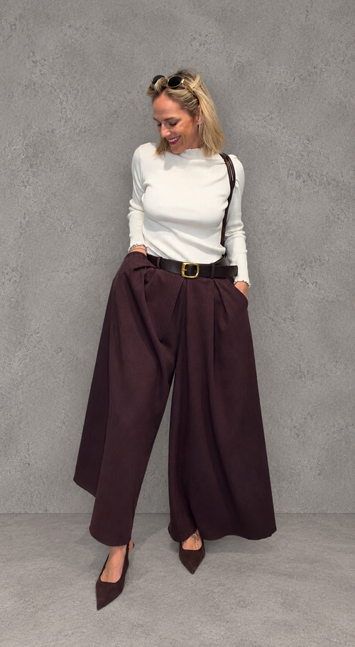 PANDORA - pantalone gonna con cintura