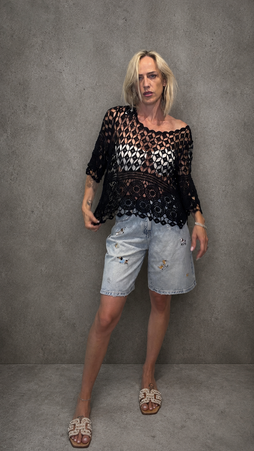 CENTRINO - maglia in crochet