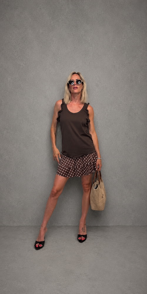 BEATRICE - canotta con frappe
