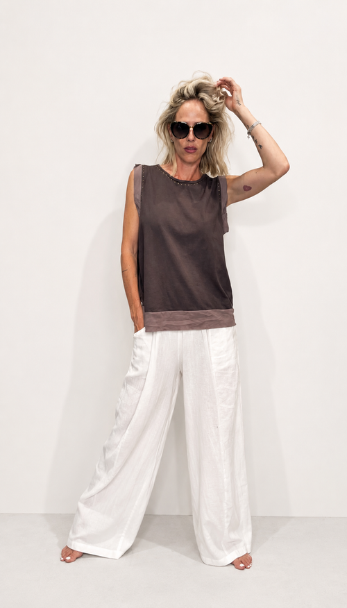 ISCHIA - pantalone ampio